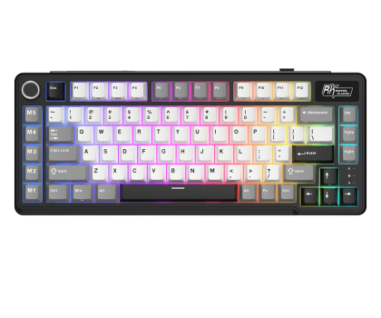 Klawiatura Royal Kludge RK L75 Knight Black Beige switch
